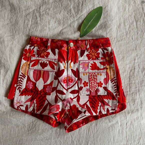 NWT Farm Rio Romantic Orchard Pockets Short - Picture 5 of 7